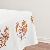 Tablecloth - Copper Wire Kippen Tafelkleed (Voorbeeld)