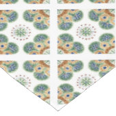 Tablecloth Country Cottage green lattice print Tafelkleed (Gekanteld)