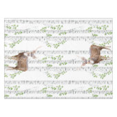 Tablecloth Deer Doe Buck Woodland Hunting Tafelkleed (Voorkant (Horizontaal))