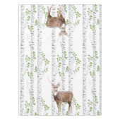 Tablecloth Deer Doe Buck Woodland Hunting Tafelkleed (Voorkant)