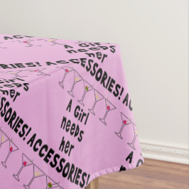 TABLECLOTH - EEN MEISJE HEEFT HAAR ACCESSOIRES NOD TAFELKLEED