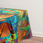 Tablecloth Floral Abstract Glas in lood Tafelkleed (Voorbeeld)