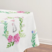 Tablecloth Floral Elephant Tafelkleed (Voorbeeld)