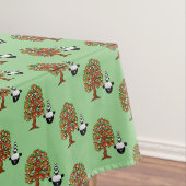 Tablecloth Green Black Sheep Trees Tafelkleed (Voorbeeld)