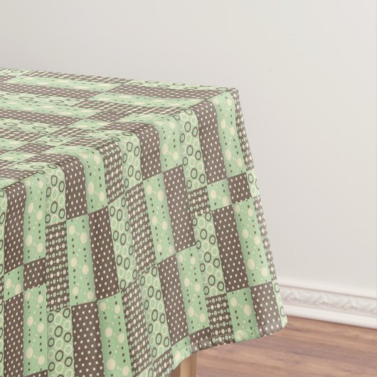 Tablecloth Green Brown Tafelkleed (Voorbeeld)