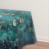 Tablecloth Green Christmas Trees Winter Forest Tafelkleed (Voorbeeld)