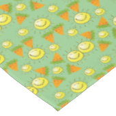 Tablecloth Green Sun Carrots Tafelkleed (Gekanteld)