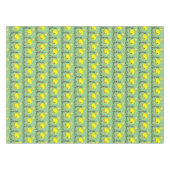 Tablecloth Green Yellow Chick Floral Tafelkleed (Voorkant (Horizontaal))
