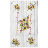 Tablecloth Grote Thanksgiving Afzegelingen/Vriende Tafelkleed (Voorkant)