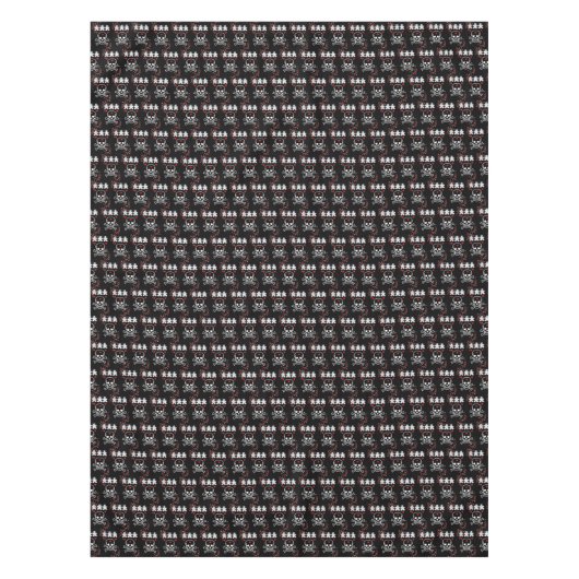 Tablecloth Halloween, Skull Tafelkleed (Voorkant)