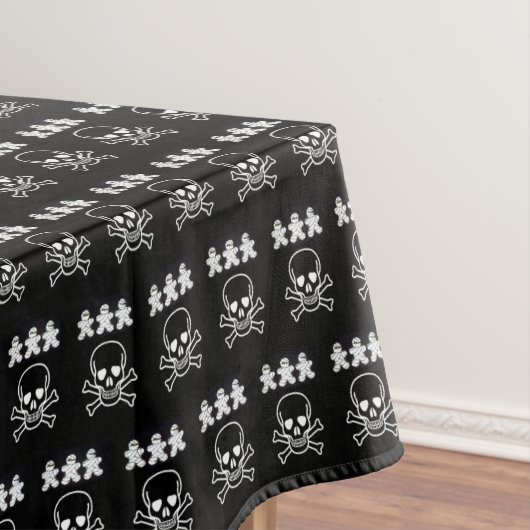 Tablecloth Halloween, Skull Tafelkleed (Voorbeeld)