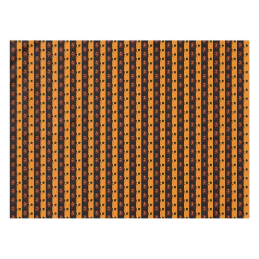 Tablecloth Halloween, zwarte kat Tafelkleed (Voorkant (Horizontaal))