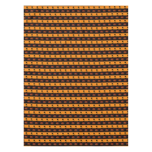 Tablecloth Halloween, zwarte kat Tafelkleed (Voorkant)