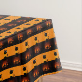 Tablecloth Halloween, zwarte kat Tafelkleed (Voorbeeld)