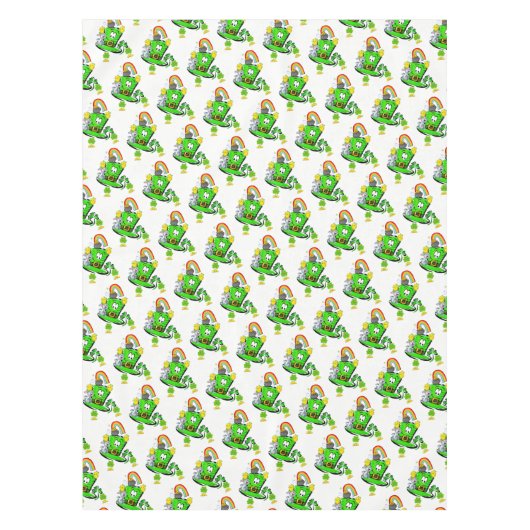 Tablecloth Happy Saint Patrick's Day Rabbit Tafelkleed (Voorkant)
