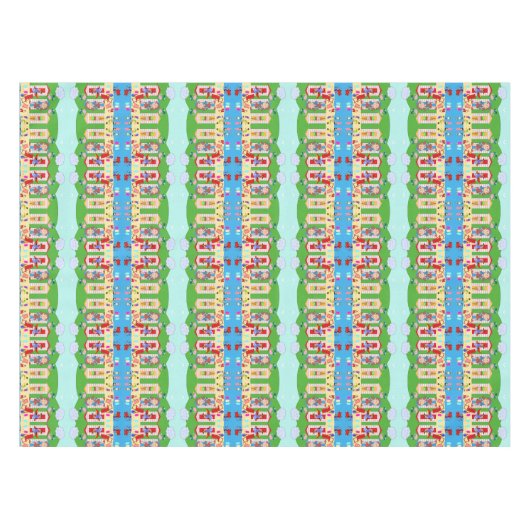 Tablecloth Ice Cream Beach Fun Tafelkleed (Voorkant (Horizontaal))