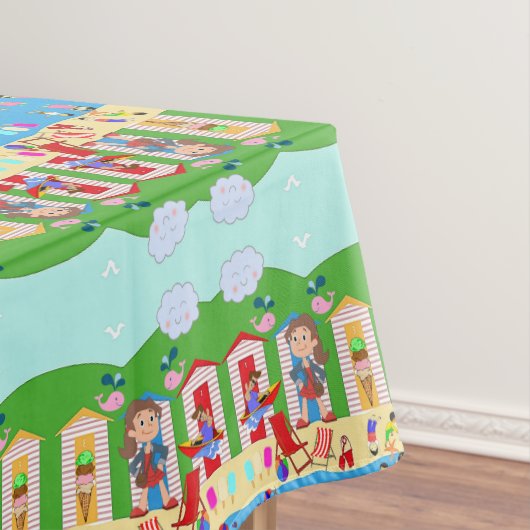 Tablecloth Ice Cream Beach Fun Tafelkleed (Voorbeeld)