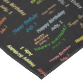 Tablecloth Juli, 1 Geboortedag Tafelkleed (Gekanteld)