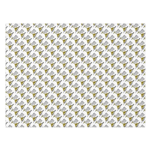 TABLECLOTH - MEDIUM- OF ZELDZAME MARTINI-OLIJVEN? TAFELKLEED (Voorkant (Horizontaal))