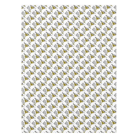 TABLECLOTH - MEDIUM- OF ZELDZAME MARTINI-OLIJVEN? TAFELKLEED (Voorkant)