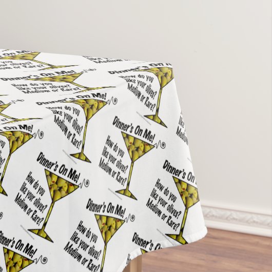 TABLECLOTH - MEDIUM- OF ZELDZAME MARTINI-OLIJVEN? TAFELKLEED (Voorbeeld)