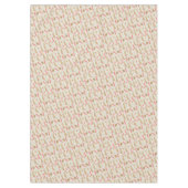 Tablecloth, Merry KerstGold Trees Beige Tafelkleed (Voorkant)