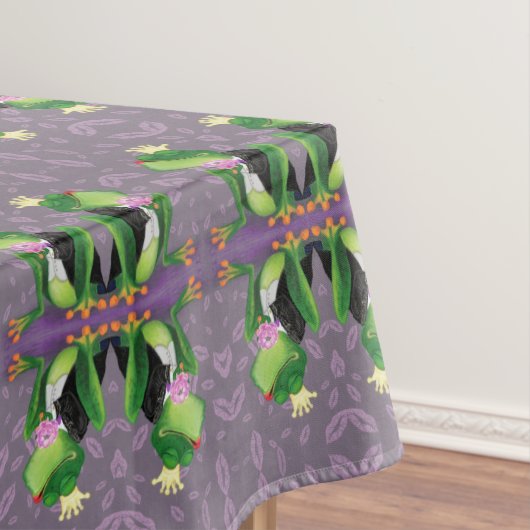 Tablecloth met kikkervis - Kissy Tafelkleed (Voorbeeld)