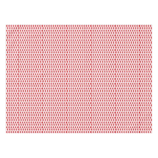 Tablecloth met rode kerst tafelkleed (Voorkant (Horizontaal))