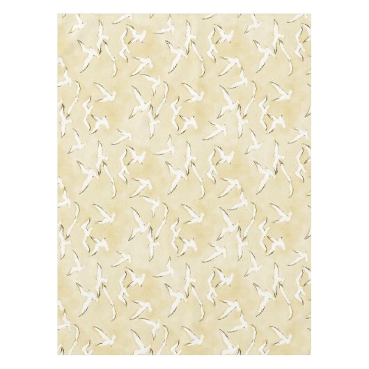 Tablecloth - Nautical Ocean Seagulls Tafelkleed (Voorkant)