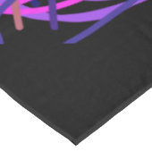 Tablecloth, Paarse inspiratie Kaleidoscoop Bloem Tafelkleed (Gekanteld)