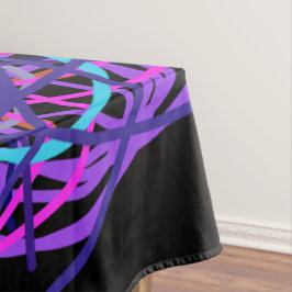 Tablecloth, Paarse inspiratie Kaleidoscoop Bloem Tafelkleed