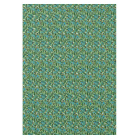 Tablecloth-Peacock Feathers Tafelkleed (Voorkant)