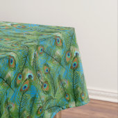 Tablecloth-Peacock Feathers Tafelkleed (Voorbeeld)