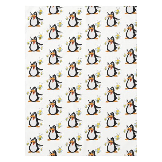 Tablecloth Penguin Bumblebee Tafelkleed (Voorkant)