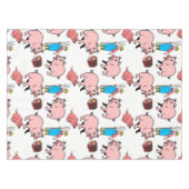 Tablecloth Pigs Tafelkleed (Voorkant (Horizontaal))