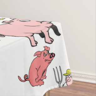 Tablecloth Pigs Tafelkleed
