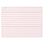 Tablecloth Pink & White Stripe Tafelkleed (Voorkant (Horizontaal))