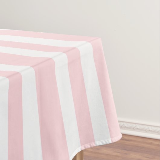 Tablecloth Pink & White Stripe Tafelkleed (Voorbeeld)