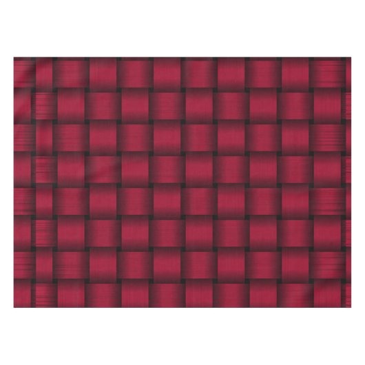 Tablecloth Red Ribbon Tafelkleed (Voorkant (Horizontaal))