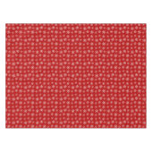 Tablecloth Red Snowflake Tafelkleed (Voorkant (Horizontaal))