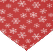 Tablecloth Red Snowflake Tafelkleed (Gekanteld)