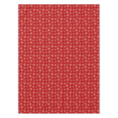 Tablecloth Red Snowflake Tafelkleed (Voorkant)