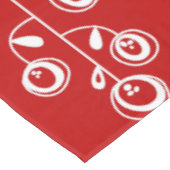 Tablecloth Red White Floral Tafelkleed (Gekanteld)