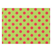 Tablecloth rode en groene poka Dot Tafelkleed (Voorkant (Horizontaal))