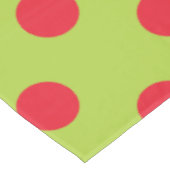 Tablecloth rode en groene poka Dot Tafelkleed (Gekanteld)
