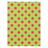 Tablecloth rode en groene poka Dot Tafelkleed (Voorkant)