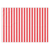 Tablecloth rode en witte strepen tafelkleed (Voorkant (Horizontaal))