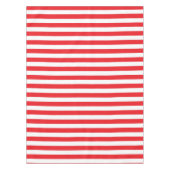 Tablecloth rode en witte strepen tafelkleed (Voorkant)