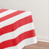 Tablecloth rode en witte strepen tafelkleed (Voorbeeld)