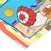 Tablecloth Runner Happy Thanksgiving Day, strand Korte Tafelloper (Hoek)